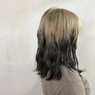 ミディアム カラー ヘアアレンジ #tag 佐藤璃美のヘアスタイル