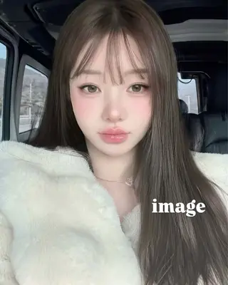 ロング カラー 🤍韓国大人っぽ ベージュMAI🤍のヘアスタイル