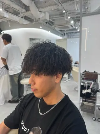 パーマ メンズ 山下 光太郎のヘアスタイル