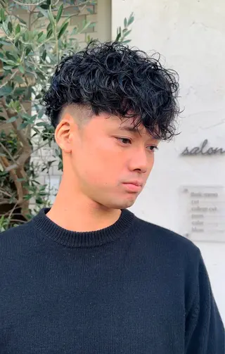 パーマ メンズ 年間2000名担当◎ パーマ職人/仲原佑樹のヘアスタイル