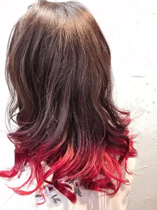 ロング カラー Lauburu渋谷 officialのヘアスタイル