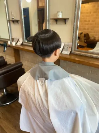 ショート Hair & Eyelash Riche所属・肥田 夕蘭のヘアスタイル