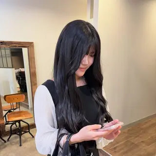 ロング カラー sion karin୨୧˙˳⋆のヘアスタイル