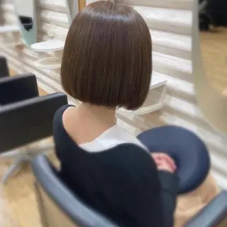 ミディアム カラー カラーダメージが艶々 『ケア特化店』KONのヘアスタイル