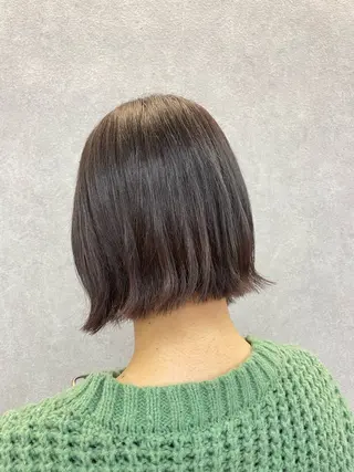 ミディアム カラー Blue所属・韓国ヘア🇰🇷 りさのヘアスタイル