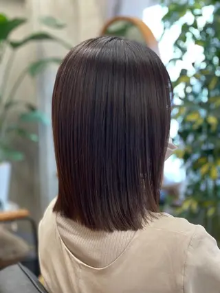 ミディアム 髪質改善/縮毛矯正✨ ヤマザキ リョウスケのヘアスタイル