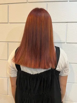 ロング カラー 小沼采唯👧🏼 海好きオヌちゃんのヘアスタイル