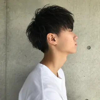 カラー パーマ メンズ 【渋谷メンズ特化】 🔥BLUCK🔥のヘアスタイル