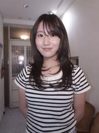 セミロング MINX aoyama所属・レイヤーカット/ 管原久遠のヘアスタイル