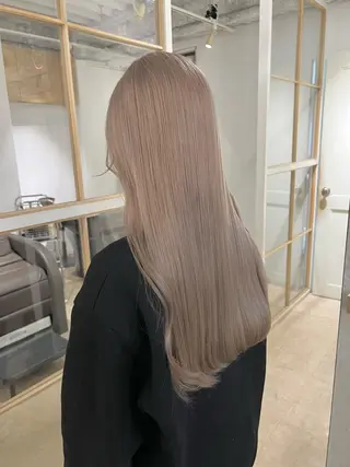 セミロング カラー sio.nail&eyebrow salon shimokitazawa2号店所属・nailist mana𖤐´-のネイルデザイン