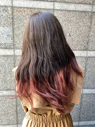 ロング カラー 美髪改善・ブリーチ tadasuke⭐️のヘアスタイル