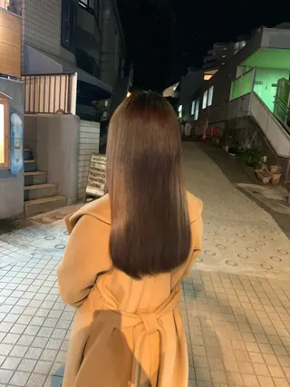 ロング カラー 【髪質改善/縮毛矯正 /カラー】ホサカのヘアスタイル