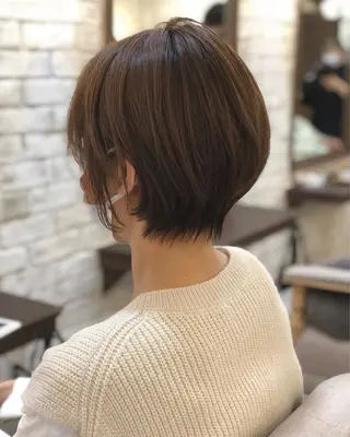 ショート カラー Carina所属・セン北徒歩５分 キシタクのヘアスタイル