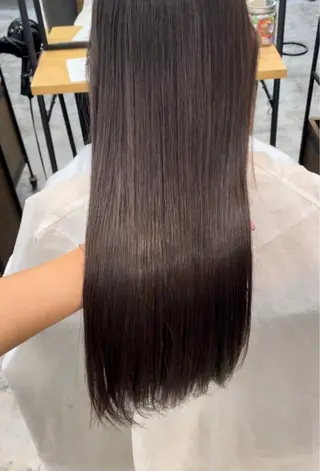 ロング Belle五丁目店所属・韓国風デジタルパーマ 宗像 快歩のヘアスタイル