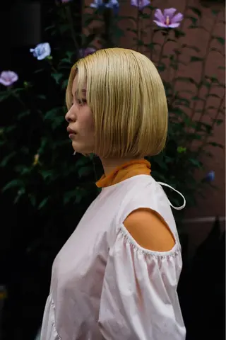 ショート カラー マツダテホノカ🌼 ボブ・ハイトーン🌼のヘアスタイル