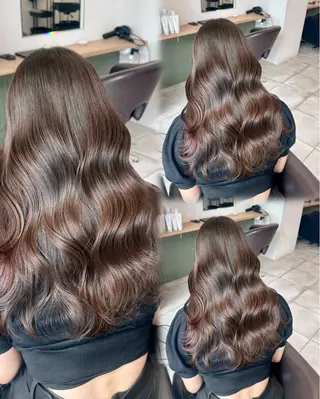 セミロング カラー ブリーチなし/レイヤ ー特化🌈Tommyのヘアスタイル