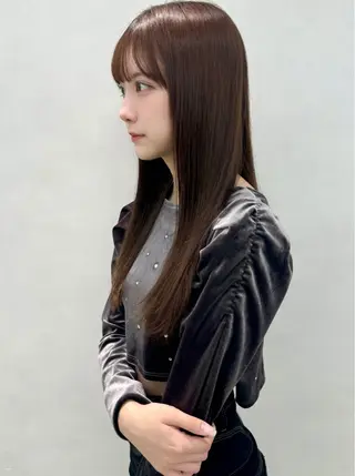 ロング カラー 🇰🇷韓国レイヤー 艶カラー／田川佑紀のヘアスタイル