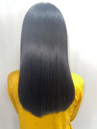 ロング パーマ 髪質改善/縮毛矯正 /ブリーチ矯正/岡部のヘアスタイル