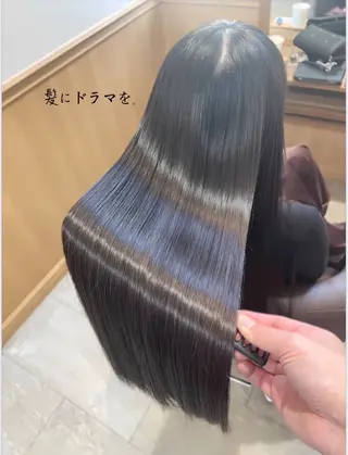 ロング 髪質改善/ストレート パーマ長久手/ひかるのヘアスタイル