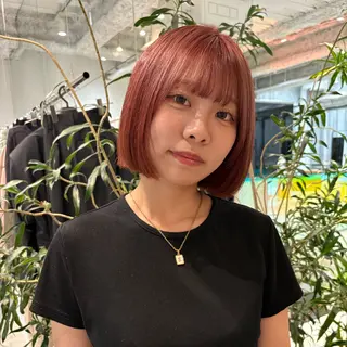 ミディアム カラー 森田 温のヘアスタイル