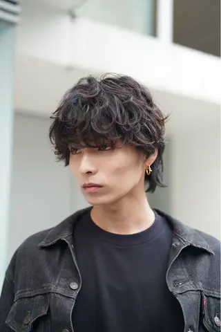 パーマ メンズ 当日予約⭕️ fifth渋谷太田のヘアスタイル