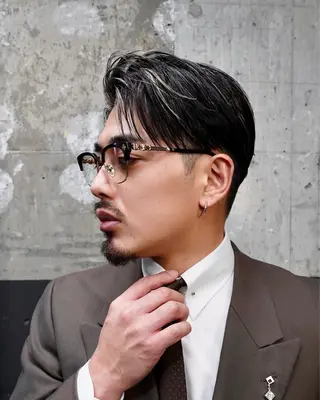 ショート メンズ ダウンパーマ韓国ヘア 片岡駿のヘアスタイル