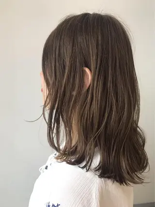 ミディアム カラー パーマ×ウルフカット koya☆のヘアスタイル