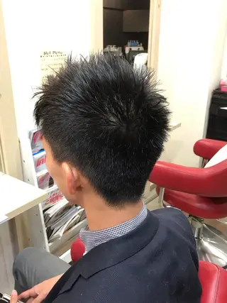 ショート メンズ 渋谷宮益坂 omoのヘアスタイル