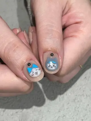 ショート m kaori𓃟のネイルデザイン