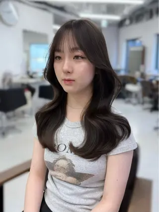 ロング カラー 韓国ヘア×髪質改善 /yoshikaのヘアスタイル