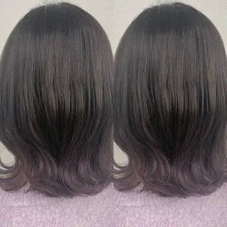 ミディアム ブリーチ無しカラー✨ 美鈴のヘアスタイル
