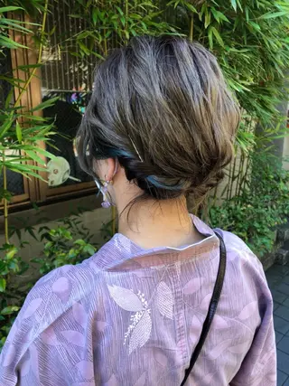 ショート ヘアアレンジ さかい なつみのヘアスタイル