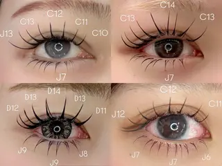 マツエク・マツパ VIAS YURINAのマツエク・マツパデザイン