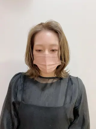 ミディアム カラー ノーブル美容室イオン高橋店所属・鈴木 純子のヘアスタイル