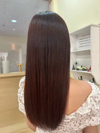 ロング カラー 及川 茜のヘアスタイル