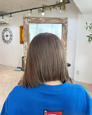 ミディアム カラー 💛ハイトーン💛 りむのヘアスタイル