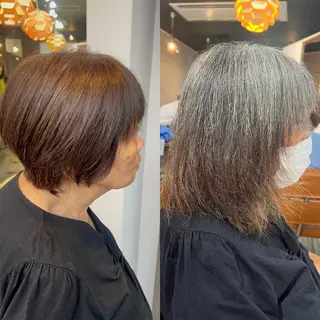 ショート カラー ハイトーン/ブリーチ 八重津 晃輔のヘアスタイル