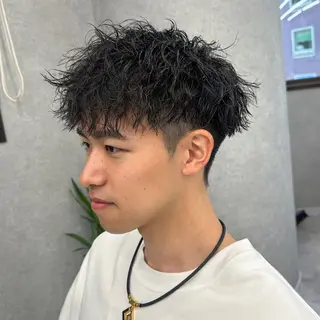 メンズ 🎖️似合わせメンズ パーマ🎖️カネキのヘアスタイル