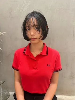 ショート 捺葵 @72tomi__のヘアスタイル