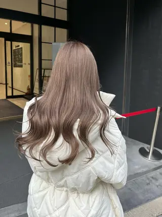 ロング カラー yohaku misakiのヘアスタイル