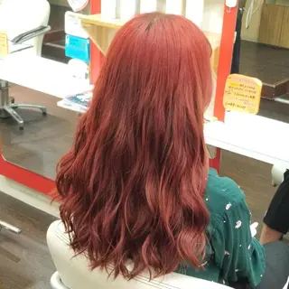 セミロング 植田 /エクステ /ブリーチ/髪質改善のヘアスタイル