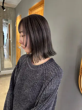 ミディアム カラー noa ☪︎のヘアスタイル