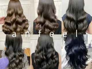 ロング カラー ヘアアレンジ KEIGO/ ブリーチ、矯正特化のヘアスタイル