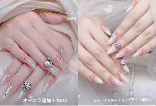 ネイル ラベンダー💖日暮里 ルル💖ネイルのネイルデザイン