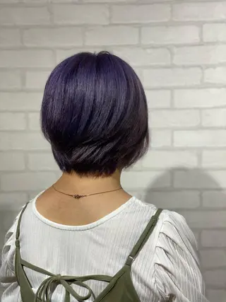 ショート カラー ✨ハイトーン カラー福岡拓也✨のヘアスタイル