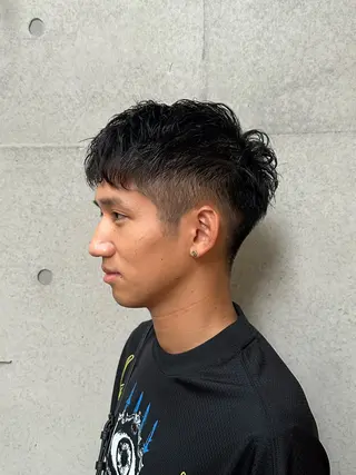 ショート メンズ 似合わせカット /パーマ岡本淳平のヘアスタイル