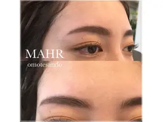 マツエク・マツパ MAHR 表参道店のマツエク・マツパデザイン
