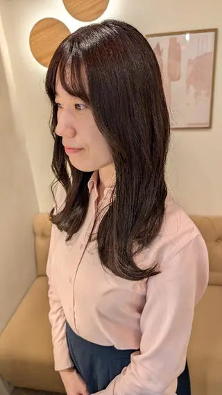 ミディアム LUVISM名駅店所属・【無料】カットモデル 募集名駅ioriのヘアスタイル