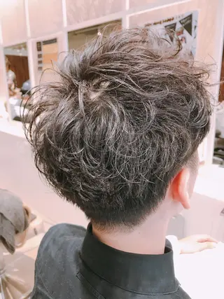 ショート パーマ メンズ 久保亮太 /大人ショートのヘアスタイル