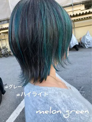 ミディアム カラー レイヤーカット匠 イソザキノリユキのヘアスタイル